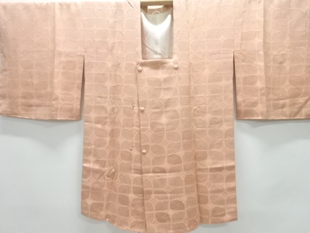 未使用品　葉模様織出し道行コート